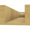 Ekena Millwork 6in. W x 4in. H x 28in. L Huntington Woodgrain TimberThane Rafter Tail, Primed Tan RFTUR06X04X28HUNRCPR - alternate 4